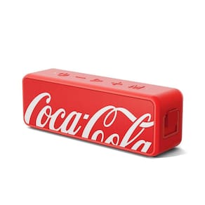 Caixa de Som com Baixos Acentuados Vermelha | Sound Box Coca-Cola - iWill