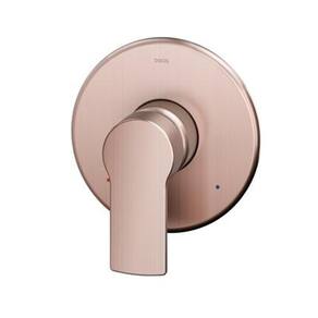 Acabamento monocomando para chuveiro baixa pressão 3/4" Argon cobre escovado Docol