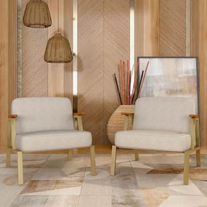 Kit 2 Poltronas Coimbra Estilo Industrial Dourado/cinamomo/bege - M.a