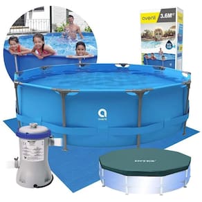 Piscina Estrutural Armação 6125 Litros Filtro Capa E Forro Avenli Jilong 110v