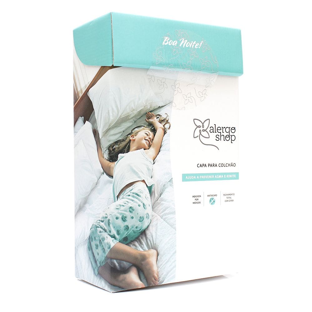 Capa Antiácaro Para Colchão Casal Queen Super Soft Alergoshop