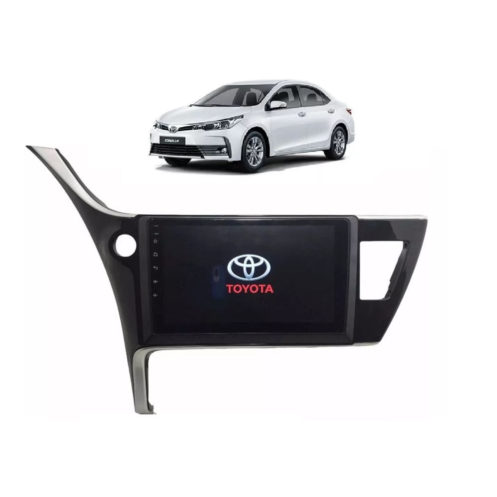 Kit Multimídia Corolla 2018 / 2019 GLi 9 Pol Android Carplay Gps 2/32GB - 915BR ROADSTAR
