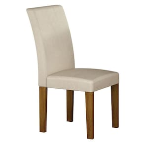 Cadeira para Mesa de Jantar Napoli MDF Freijó Joli Palha - Leifer Móveis