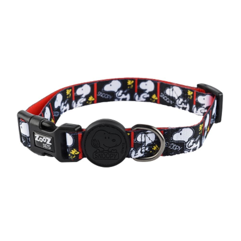 Coleira Snoopy Film Black Zooz Pets