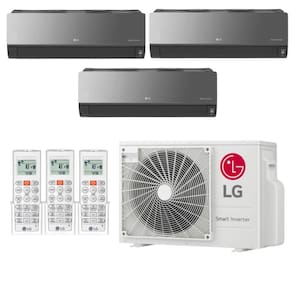 Ar Condicionado Tri Inverter Hi Wall LG Artcool 21000 BTUs (9000 Hi Wall + 9000 Hi Wall + 12000) Quente/Frio Z3UW21GFB1.AWGZBR1 - 220V