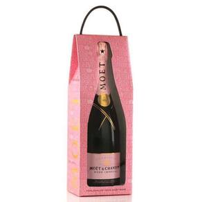 CHAMPAGNE MOET & CHANDON ROSE LOVE BAG 750ML (Love Case)