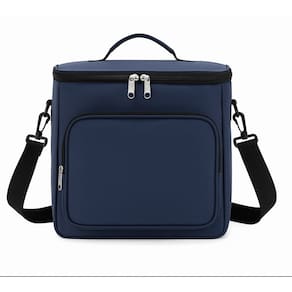 Bolsa Térmica Marmita Com Alça Marculina Feminina Lancheira Cor:Azul