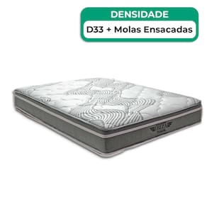 Colchão Ibiza Molas Ensacadas King V-Store 193x203x22
