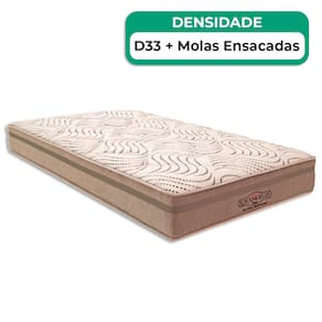 Colchão Los Angeles Molas Ensacadas Solteiro V-Store 78x188