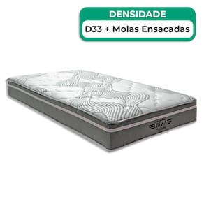 Colchão Ibiza Molas Ensacadas Solteirão V-Store 96x203x22