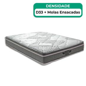 Colchão Ibiza Molas Ensacadas Queen V-Store 158x198x22