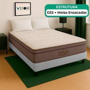 Cama Box Baú Viúvo Branco E Colchão Los Angeles Molas Vstore