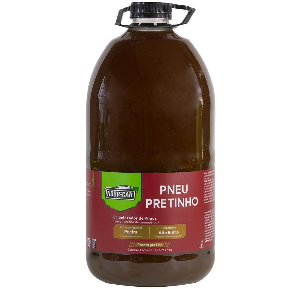 Embelezador De Pneus Pneu Pretinho 5 Litros Nobrecar