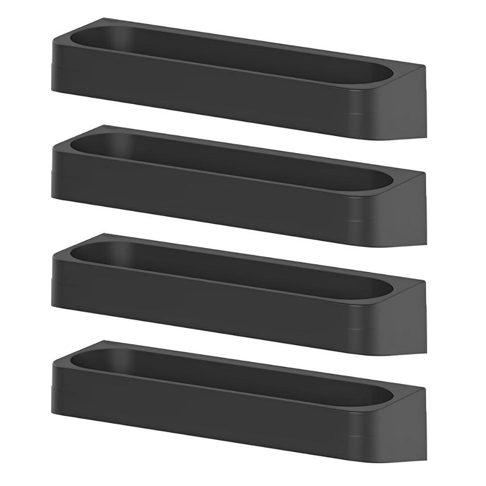 4x Prateleira Banheiro Suporte Shampoo Sabonete OU Preto
