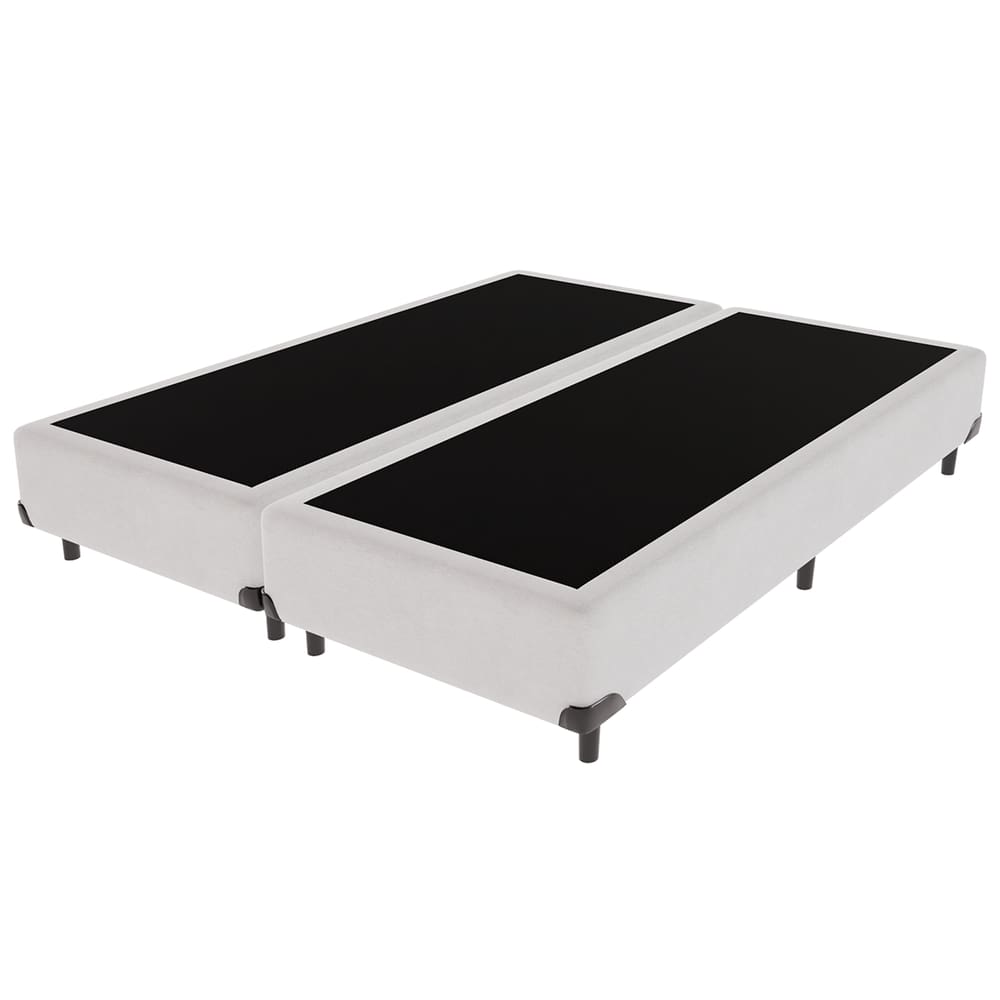 Cama Box King Branco V-Store 193x203x44