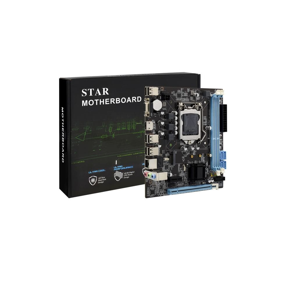Placa Mãe Socket LGA 1155 STAR H61 HDMI VGA DDR3 Matx 4XSATA