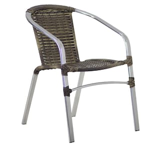 Conjunto 4 Cadeiras E Mesa De Alumínio Para Jardim, Cozinha, Edícula e Piscina