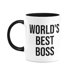 Caneca World`s Best Boss - The Office - D-black