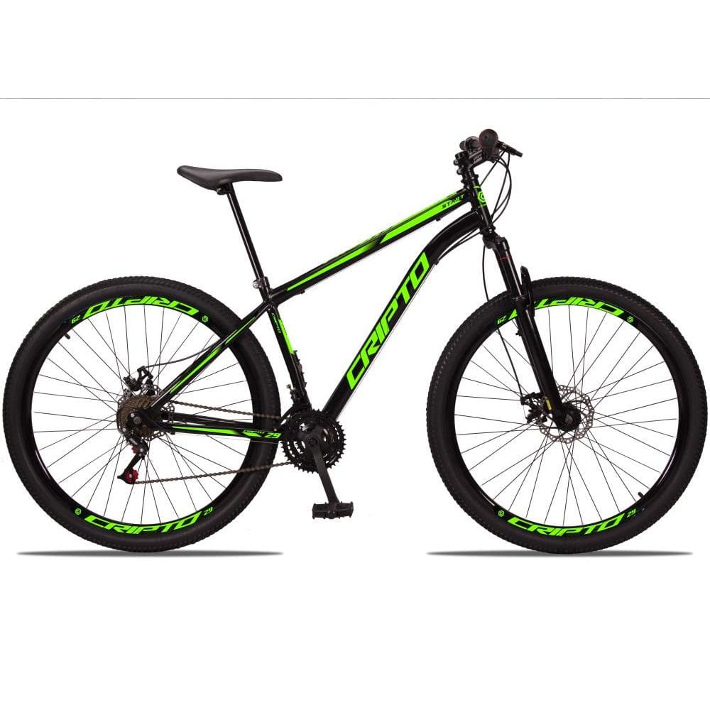 Bicicleta Aro 29 Aço Carbono 21v Cripto Freios a Disco