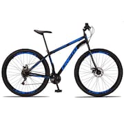 Bicicleta Aro 29 Aço Carbono 21v Cripto Freios A Disco Garfo
