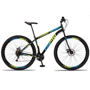 Bicicleta Aro 29 Aço Carbono 21v Cripto Freios A Disco Garfo