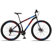 Bicicleta Aro 29 Aço Carbono 21v Cripto Freios A Disco Garfo