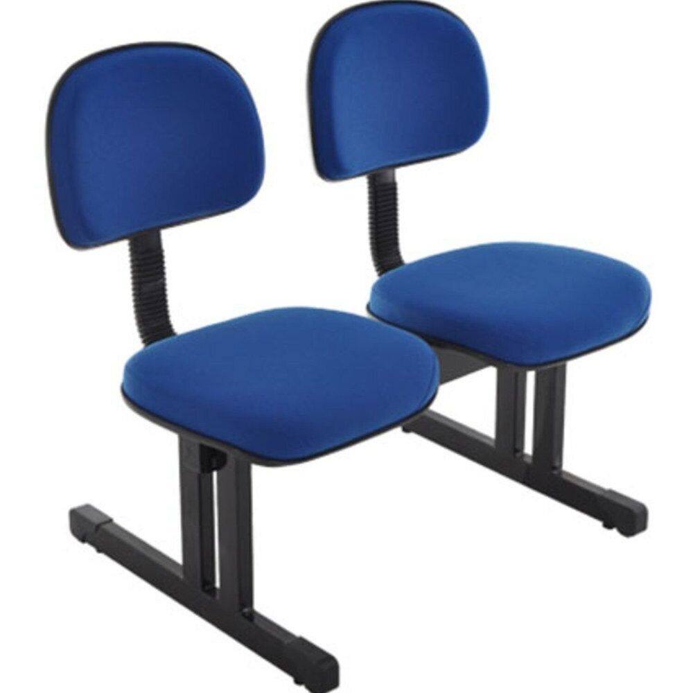 Cadeira para Escritório com 2 Lugares Linha Robust Azul
