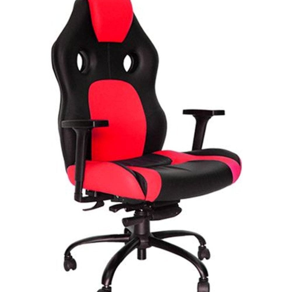 Cadeira para Escritório Gamer Giratória Gamer Racing Vermelho / Preto