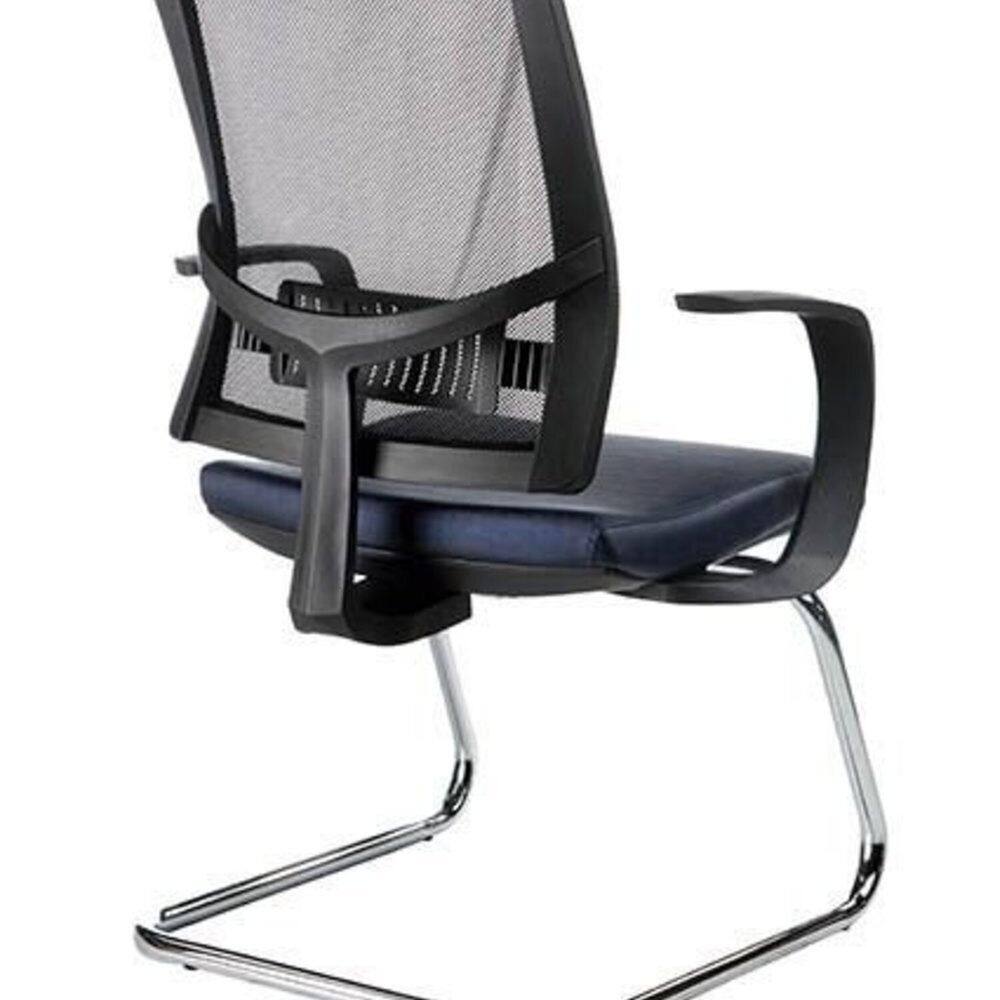 Poltrona Diretor com Encosto Tela Mesh Linha Net Azul