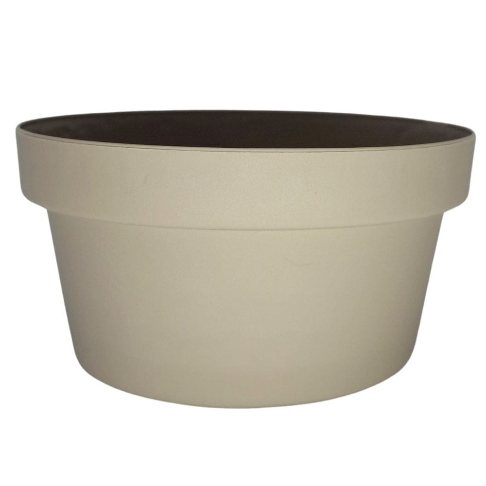 Vaso Cuia Bari Eco (10x5) Cor Cinza Taupe OKLA