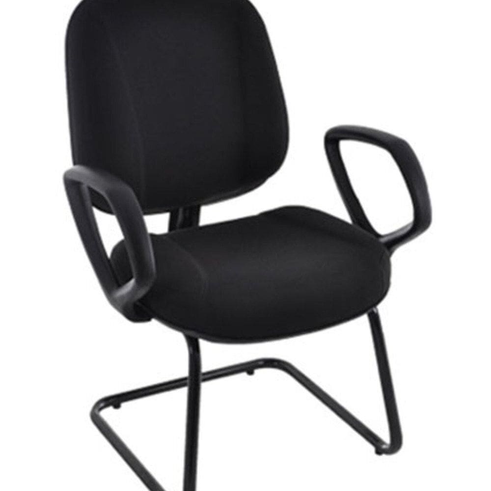 Cadeira para Escritório com Braços Classic Preto