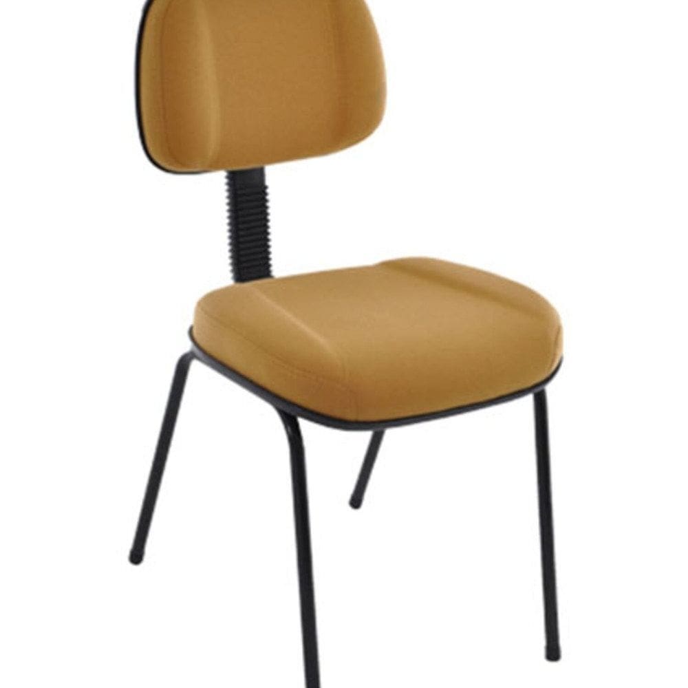 Cadeira para Escritório com Pé Palito Classic Amarelo