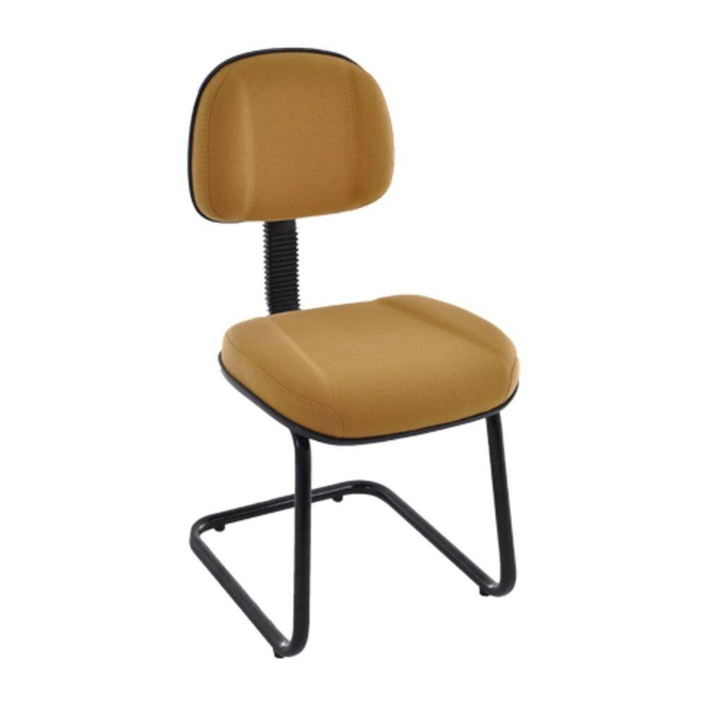 Cadeira para Escritório com Base Fixa Classic Amarelo