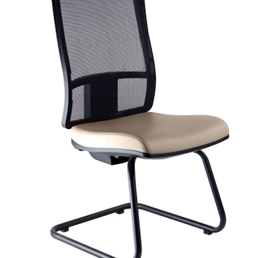 Poltrona Diretor com Encosto Tela Mesh Linha Web Bege