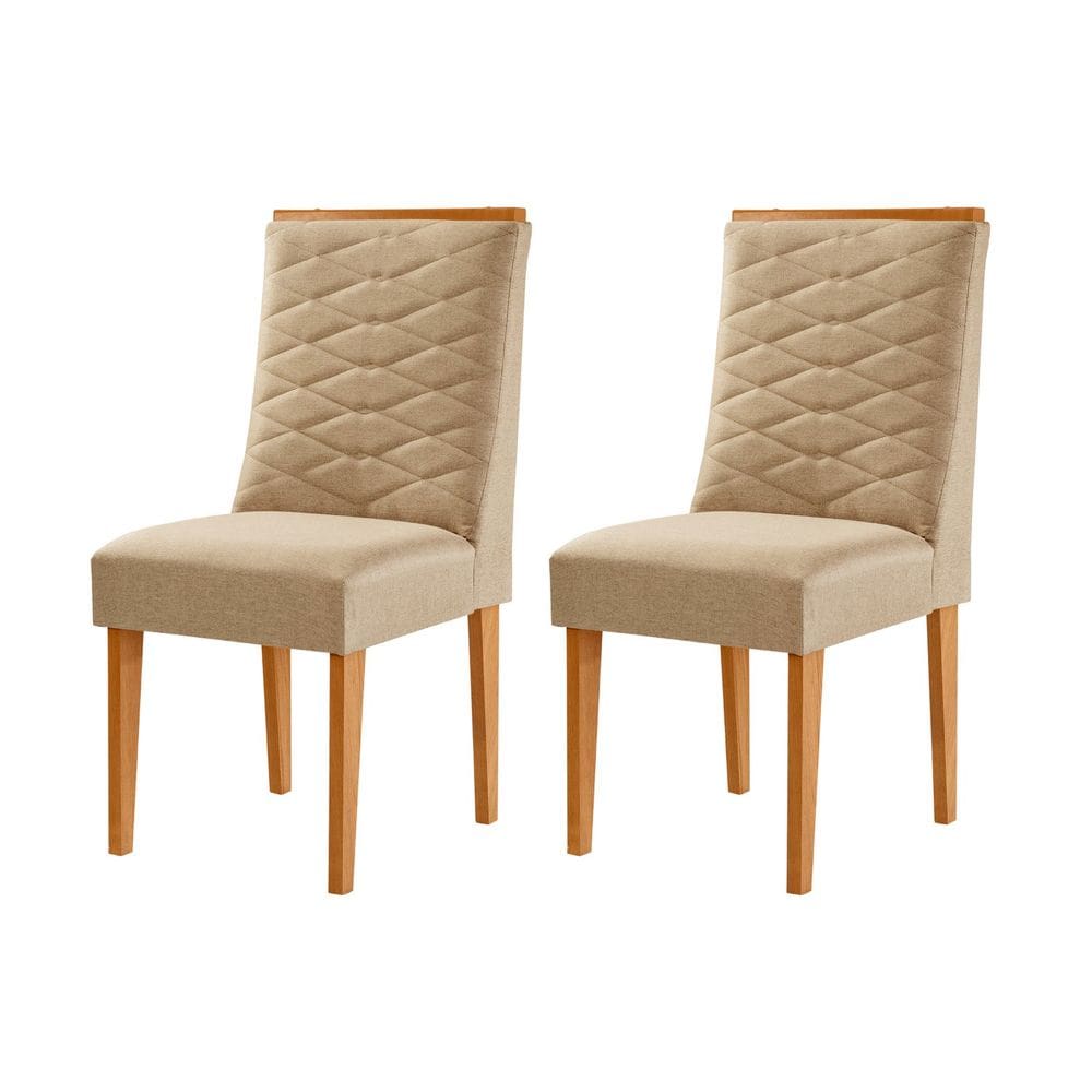 Conjunto de Cadeiras para Sala de Jantar Turim / Naturalle