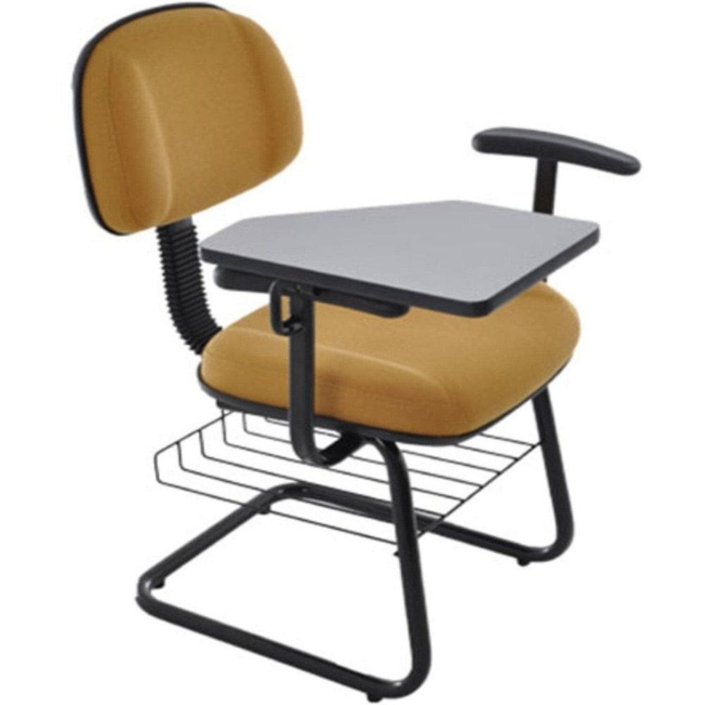 Cadeira Universitária Secretária Classic Amarelo