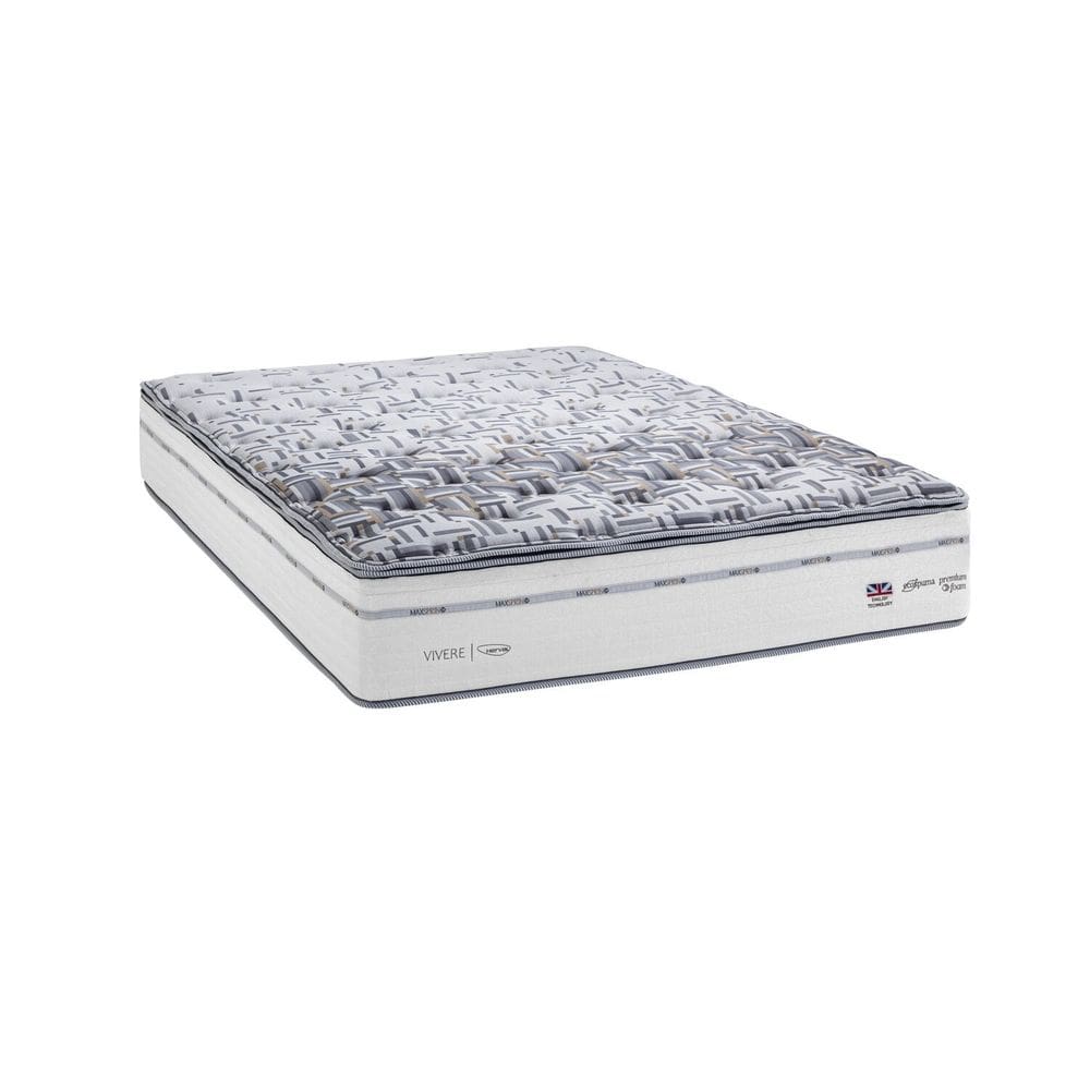 Colchão Casal 138cm X 34cm Kyoto Maxspring Herval Branco / Cinza