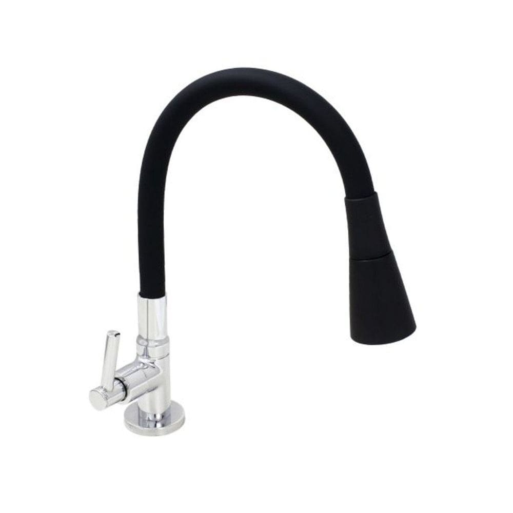 Torneira para Cozinha Flexível Gourmet Roddex Preto