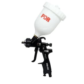 Pistola de Pintura Gravidade HVLP 1,4mm 600ml Branco PDR
