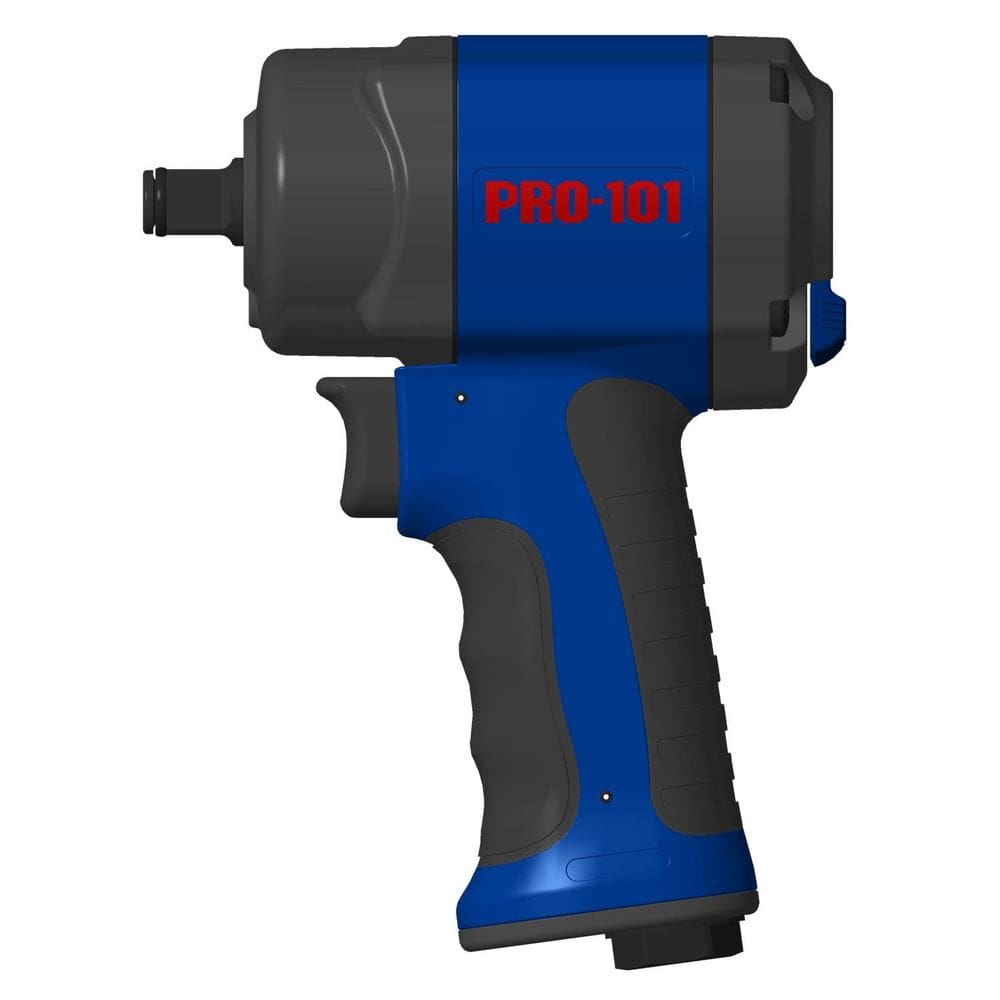 Chave de Impacto Pneumática 1/2" 122 Kgfm Mini Ultra Leve Composite PRO-101 PDR
