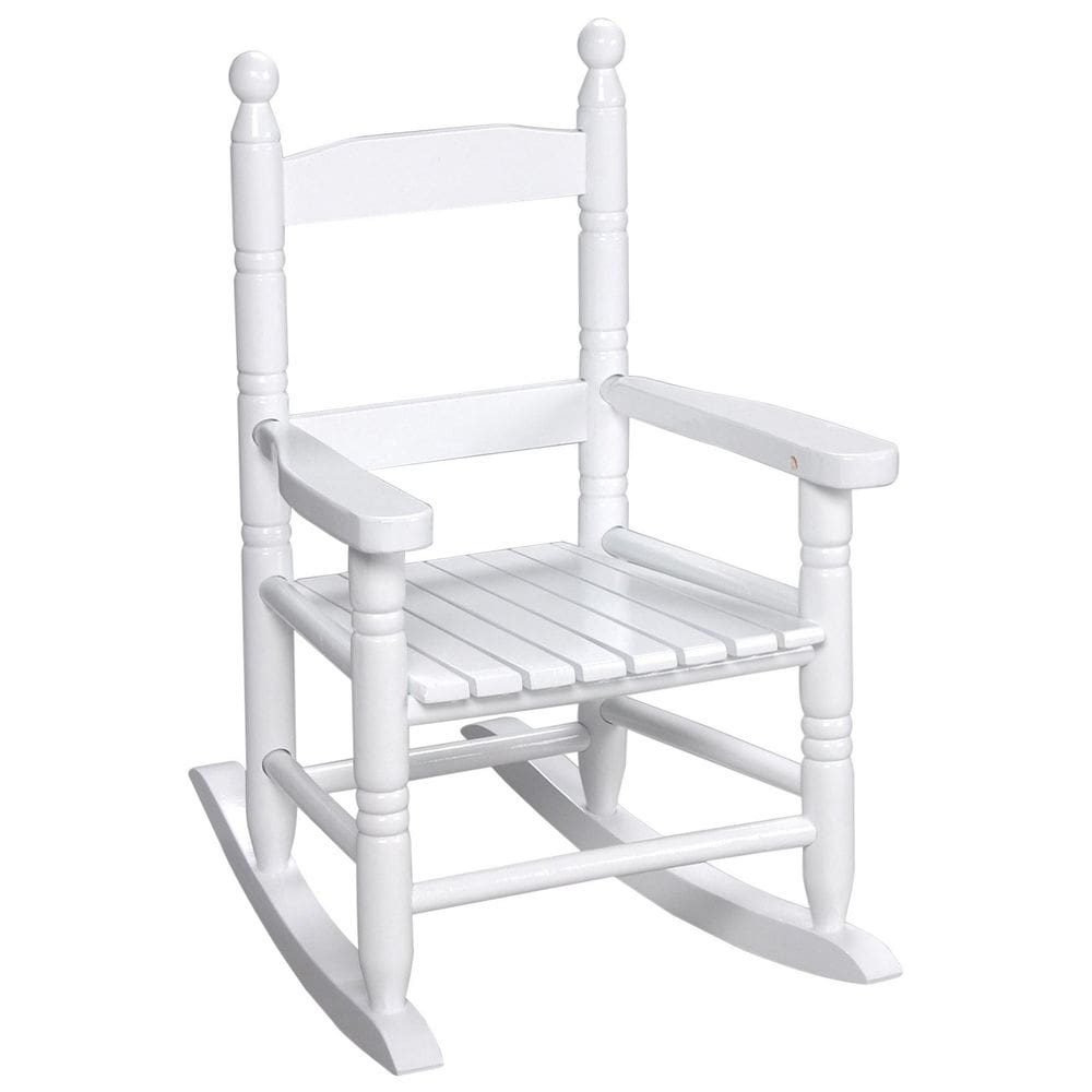 Cadeira de balanço infantil Gift Mark Classic Double Slat Wood