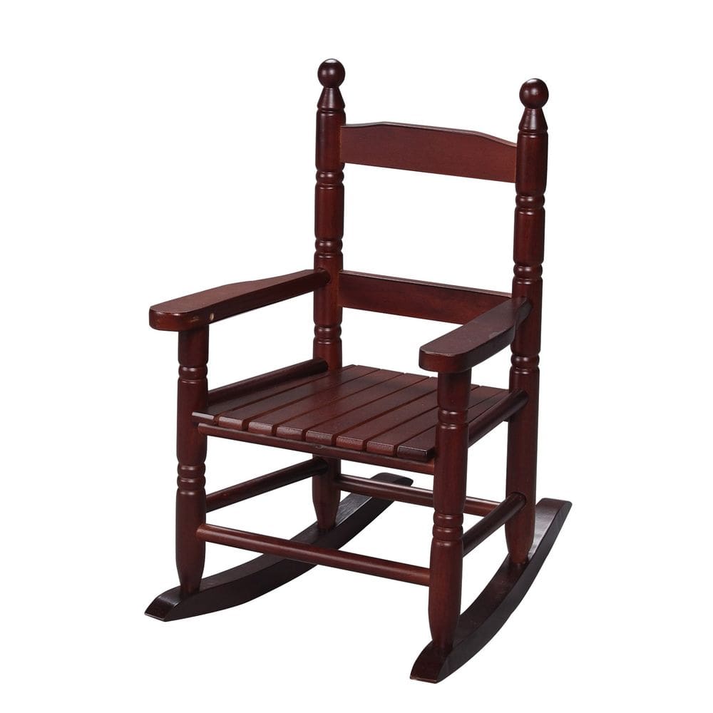 Cadeira de balanço infantil Gift Mark Classic Double Slat Wood