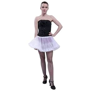 Saia tutu de várias camadas BellaSous Petticoat para mulheres Hallo