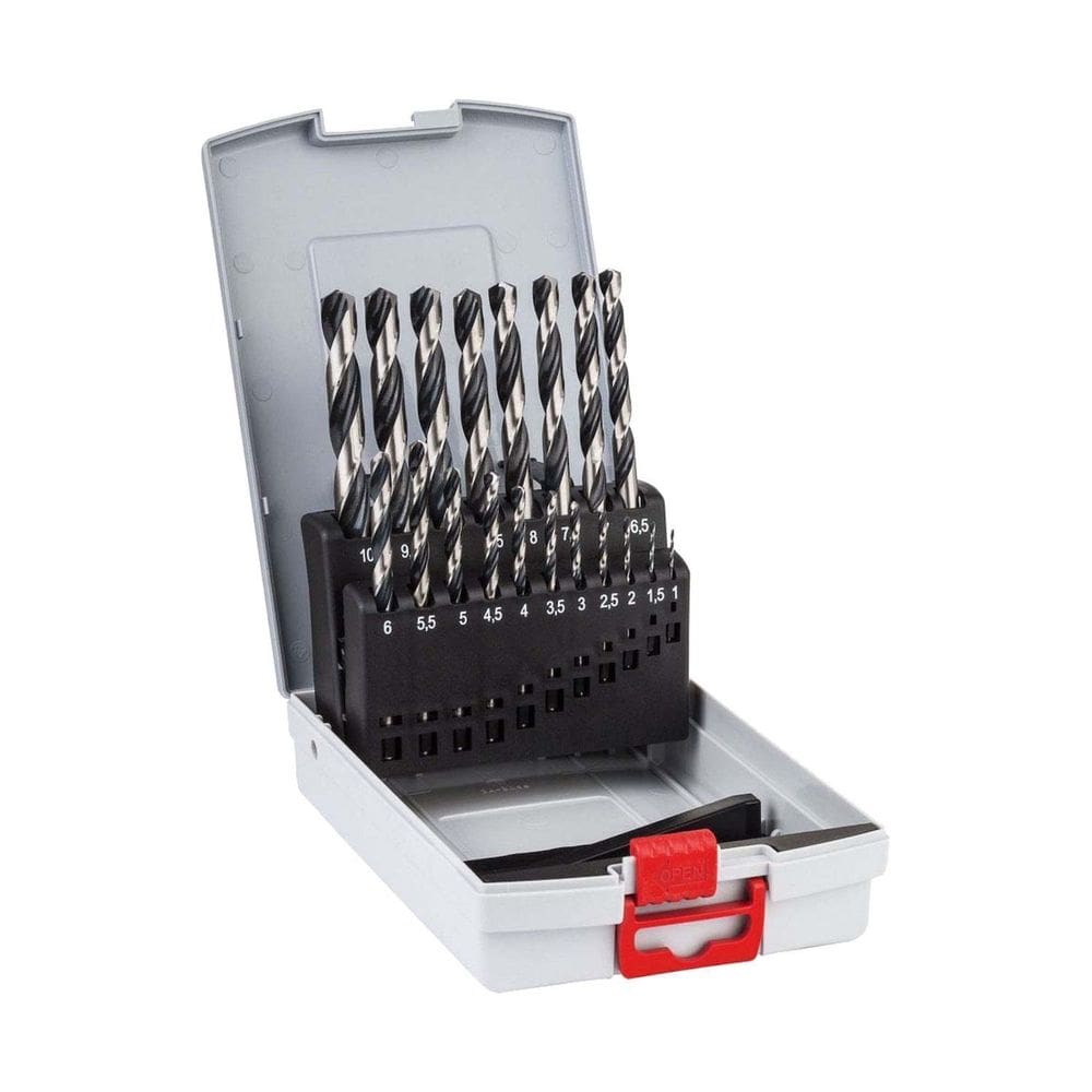 Jogo De Brocas Para Metal Bosch 1 a 10mm 19 Peças Pointeq Probox