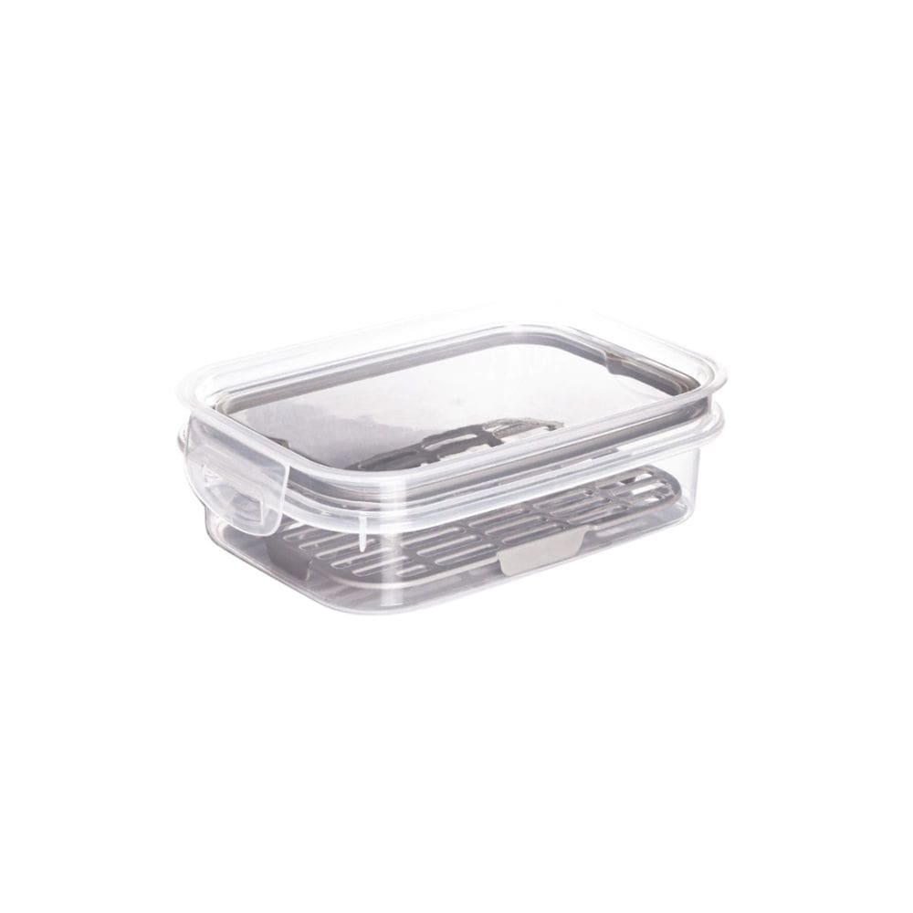 Pote Hermetico Transparente Escorredor Interno Frutas 500ml