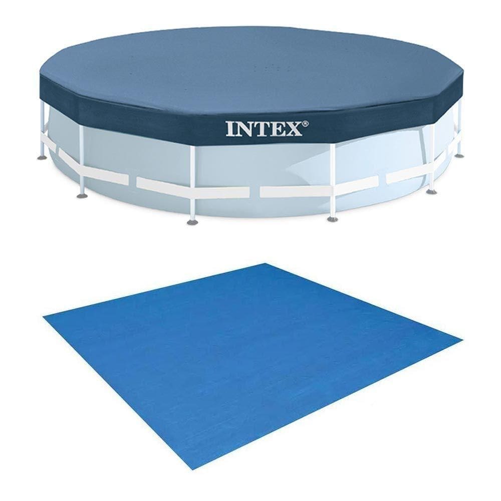 Kit Com Capa 305 Cm Estrutural E Forro Intex