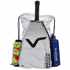 Bolsa De Transporte E Raqueteira Beach Tennis Branco Vg Plus