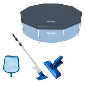 Kit Com Capa 305 Cm Estrutural E Kit Limpeza Bestway