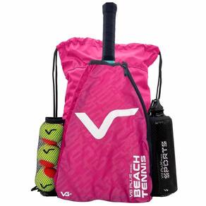 Bolsa De Transporte E Raqueteira Beach Tennis Vg Plus Rosa