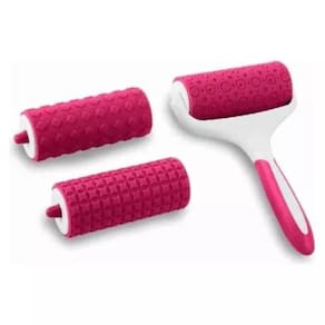 Kit De Rolo Para Decoração 3 Texturas R.MA-206 Ke Home